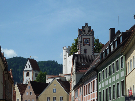 Altstadt von Füssen mit Schloss